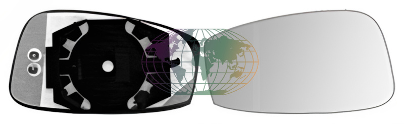 Buitenspiegelglas Bodermann 3256064