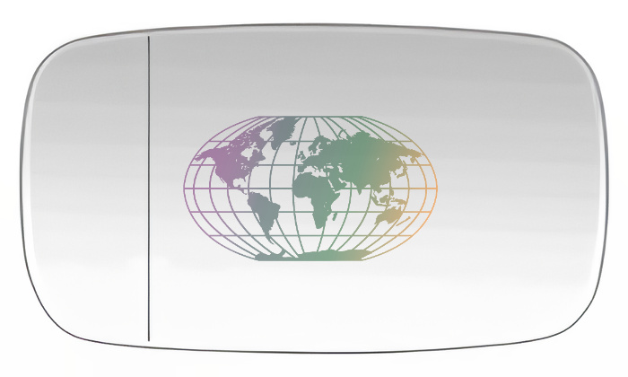 Buitenspiegelglas Bodermann 3276078