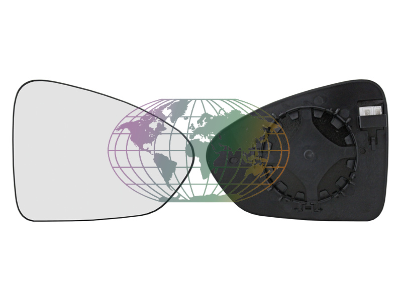 Spiegelglas, buitenspiegel Bodermann 3289061