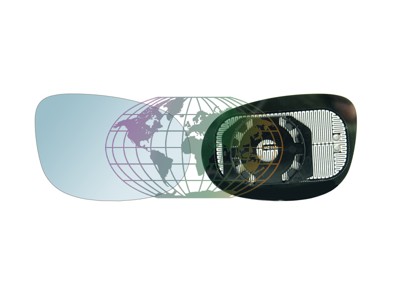 Buitenspiegelglas Bodermann 3296067