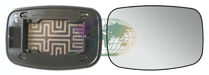 Buitenspiegelglas Bodermann 3627064