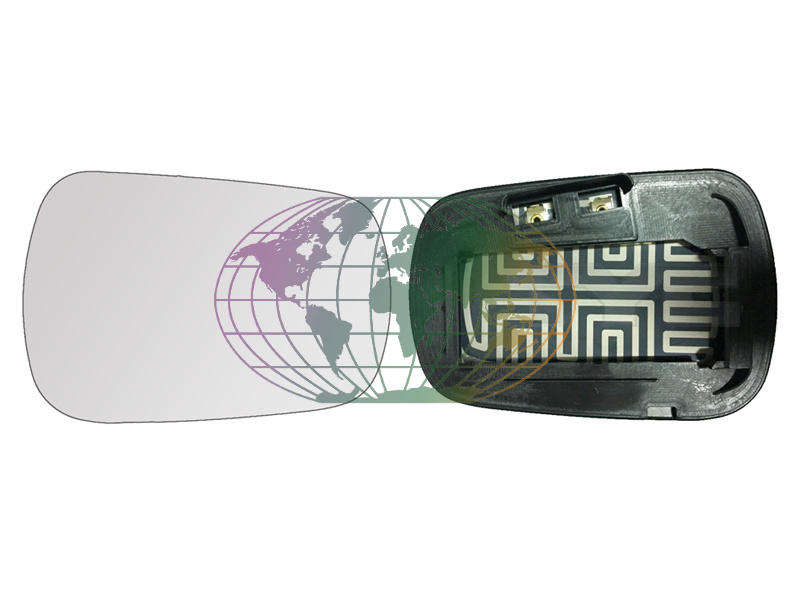 Buitenspiegelglas Bodermann 3691063