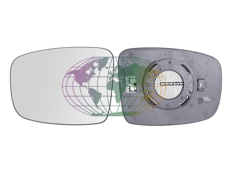 Spiegelglas, buitenspiegel Bodermann 4485064