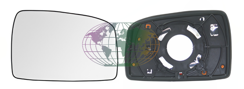 Buitenspiegelglas Bodermann 4643065