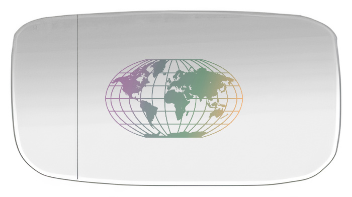 Buitenspiegelglas Bodermann 5243060