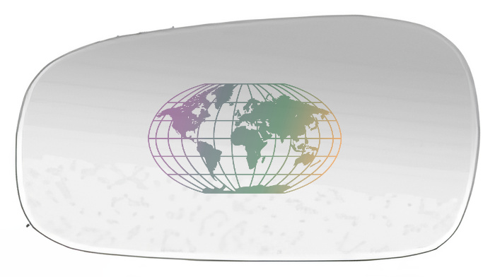 Buitenspiegelglas Bodermann 5261062