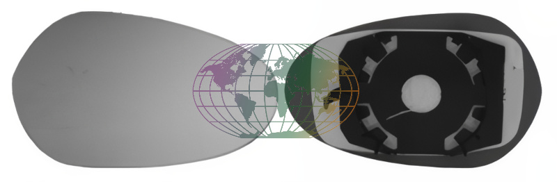 Buitenspiegelglas Bodermann 5414060