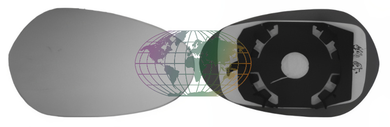 Buitenspiegelglas Bodermann 5414070