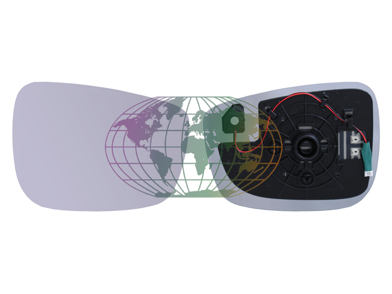 Spiegelglas, buitenspiegel Bodermann 5611065