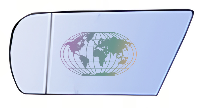 Buitenspiegelglas Bodermann 6025078