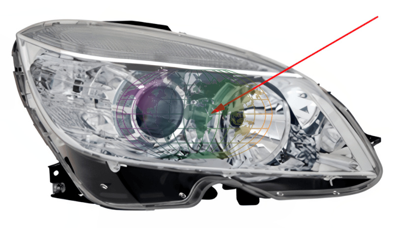 Koplamp Bodermann 6028275