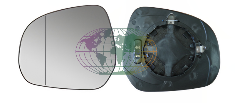 Buitenspiegelglas Bodermann 6407078