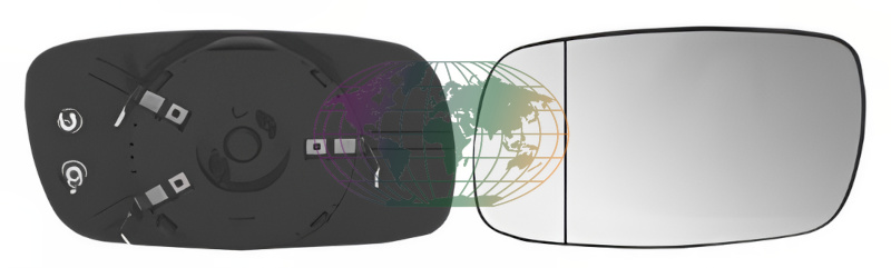Buitenspiegelglas Bodermann 6415068