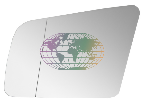 Buitenspiegelglas Bodermann 6426078