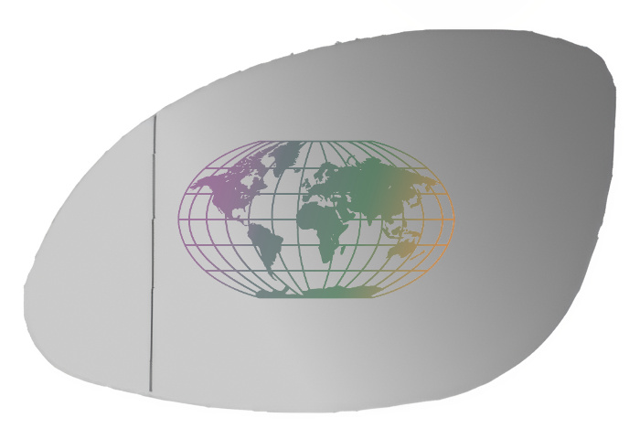 Buitenspiegelglas Bodermann 6427078