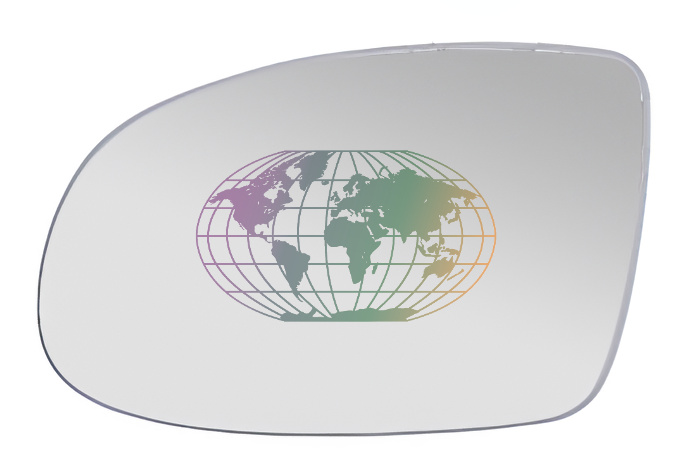 Buitenspiegelglas Bodermann 6448062