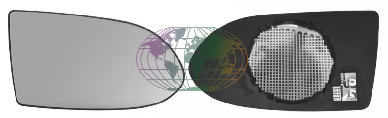 Buitenspiegelglas Bodermann 6455071