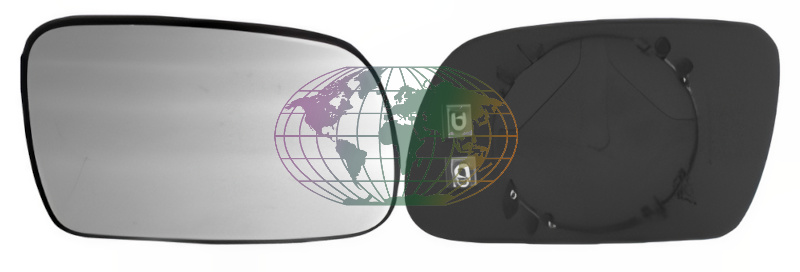 Buitenspiegelglas Bodermann 6801063