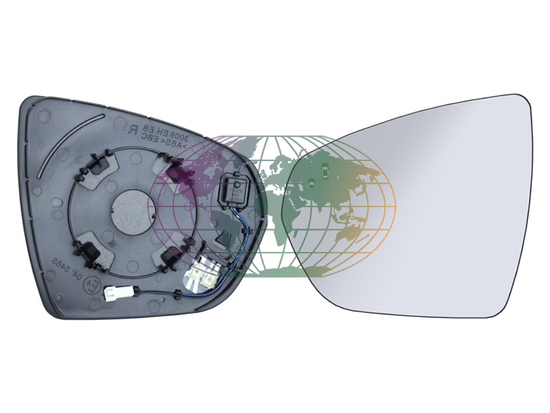 Buitenspiegelglas Bodermann 6813066