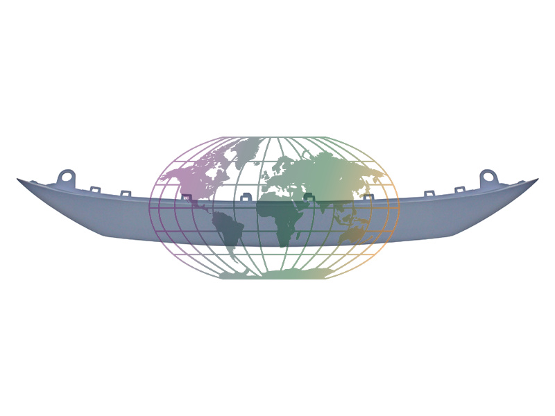 Ventilatiegrille, bumper Bodermann 6819353