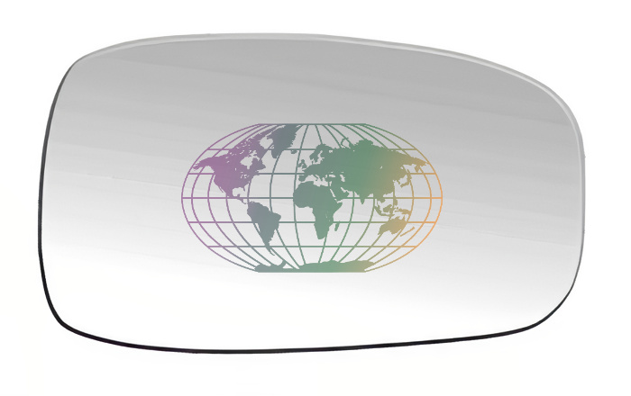 Buitenspiegelglas Bodermann 6837062