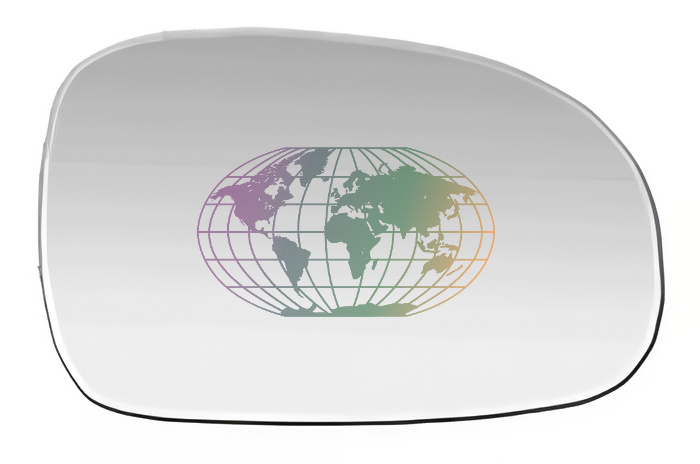 Buitenspiegelglas Bodermann 6844061