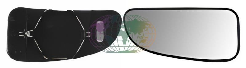 Buitenspiegelglas Bodermann 6873068