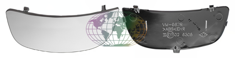 Buitenspiegelglas Bodermann 7206065