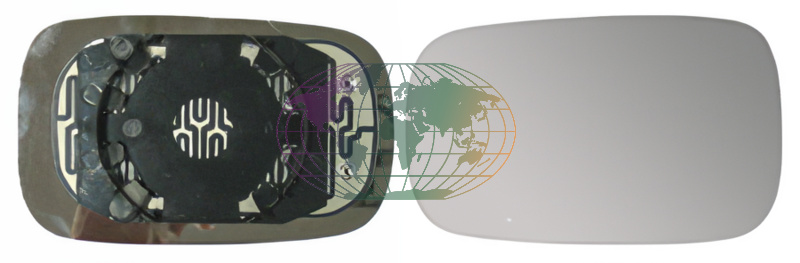 Buitenspiegelglas Bodermann 7254066