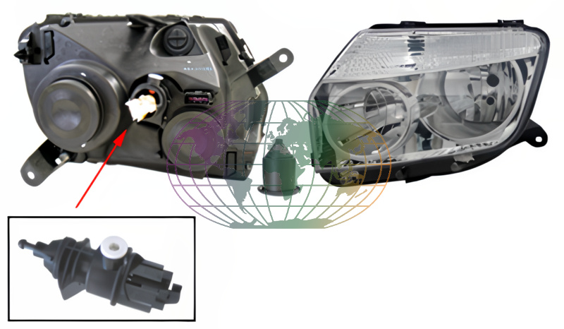 Koplamp Bodermann 7273284