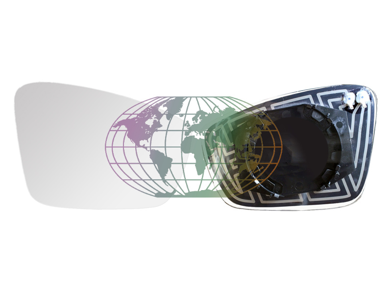 Buitenspiegelglas Bodermann 7829063