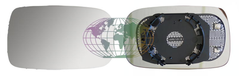 Buitenspiegelglas Bodermann 8805065