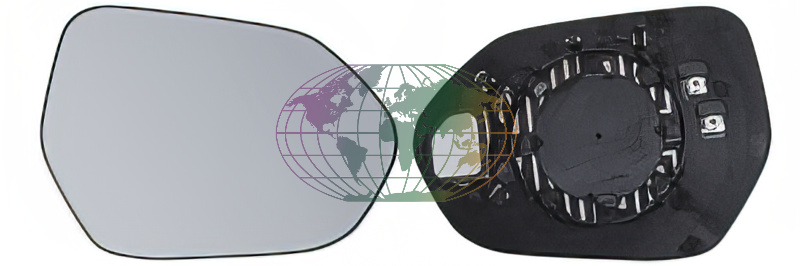 Spiegelglas, buitenspiegel Bodermann 8814063