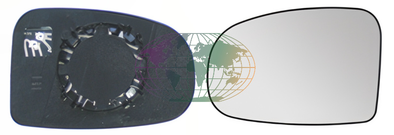 Buitenspiegelglas Bodermann 8851062