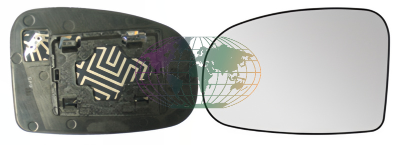 Buitenspiegelglas Bodermann 8851064