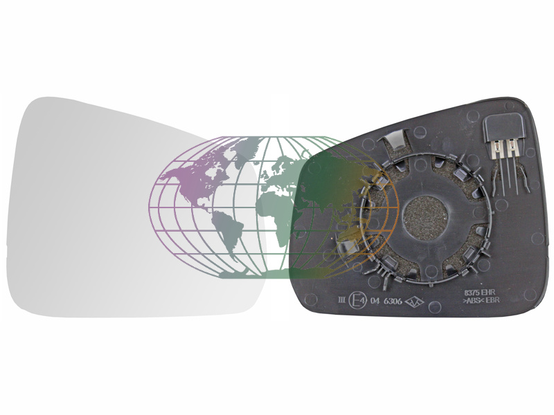 Spiegelglas, buitenspiegel Bodermann 9203061