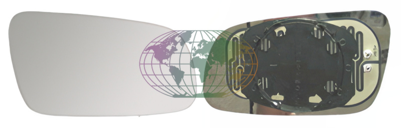 Buitenspiegelglas Bodermann 9296071