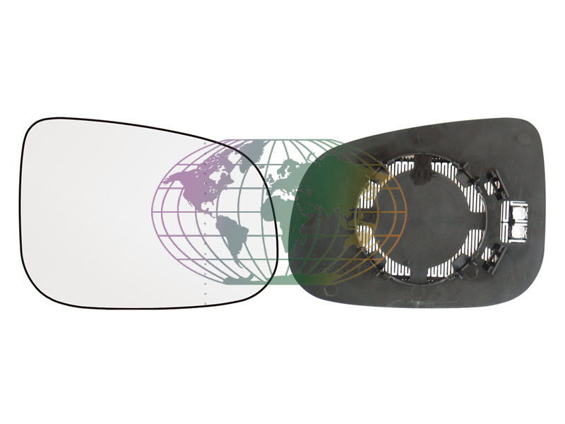 Buitenspiegelglas Bodermann 9673063