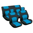 Carpoint Stoelhoesset 6-delig blauw/zwart 10048 Carpoint Stoelhoesset 6-delig blauw/zwart 10048