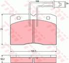 Trw Remblokset GDB1152 Trw Remblokset GDB1152