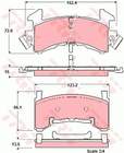 Trw Remblokset GDB1272 Trw Remblokset GDB1272