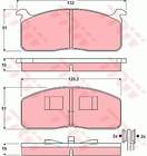 Trw Remblokset GDB233 Trw Remblokset GDB233