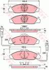 Trw Remblokset GDB3134 Trw Remblokset GDB3134