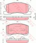 Trw Remblokset GDB3220 Trw Remblokset GDB3220