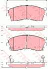 Trw Remblokset GDB3285 Trw Remblokset GDB3285