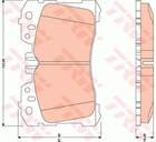 Trw Remblokset GDB3473 Trw Remblokset GDB3473