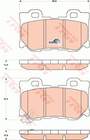 Trw Remblokset GDB3515 Trw Remblokset GDB3515