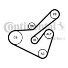Contitech Poly V-riemen kit 6PK1725K2 Contitech Poly V-riemen kit 6PK1725K2