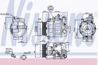 Nissens Airco compressor 890634 Nissens Airco compressor 890634