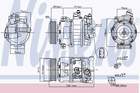 Airco compressor Nissens 890633 Airco compressor Nissens 890633